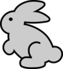 Bunny Icon Clip Art